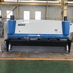 वायवीय सामग्री समर्थन के साथ हाइड्रोलिक guillotine कतरनी मशीन 3200 मिमी x 8 मिमी